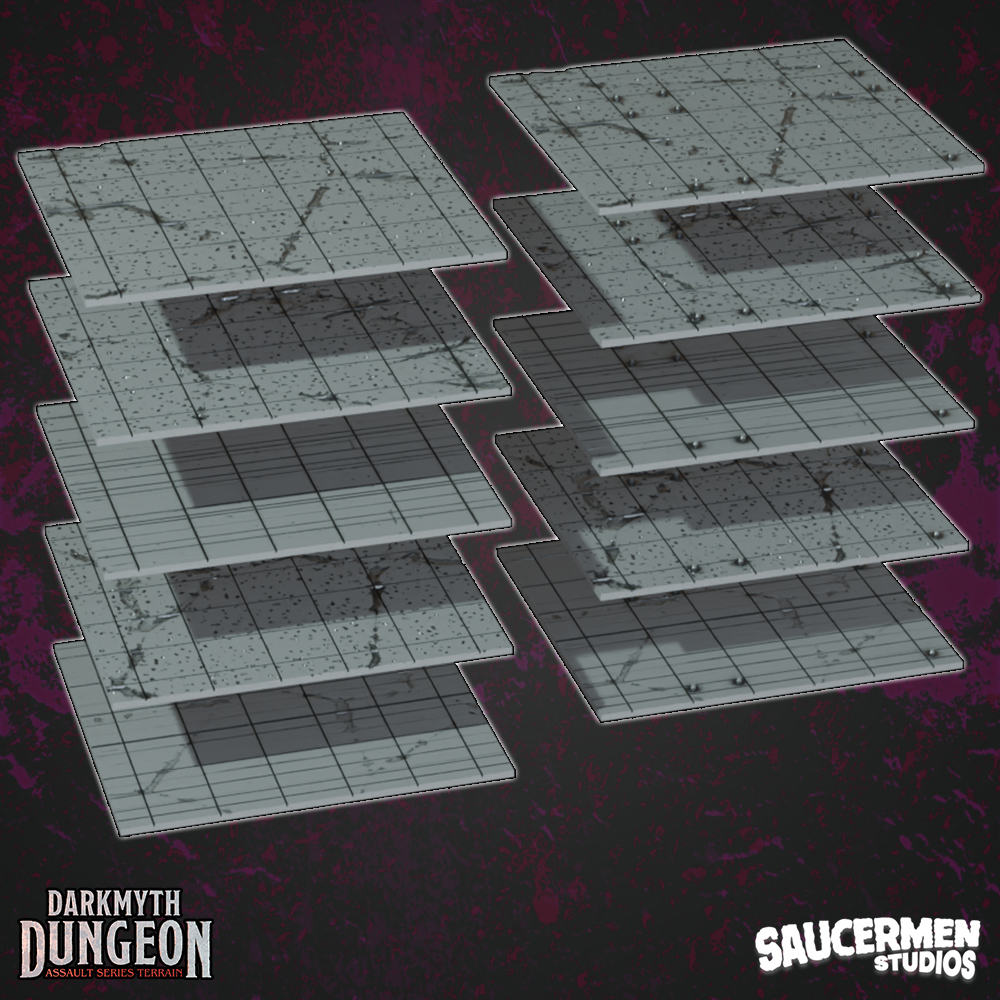 DarkMyth Dungeon - 6 inch Tiles